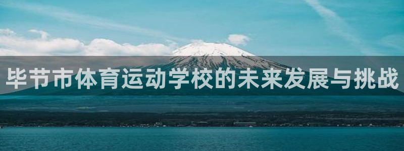 米兰体育官方正版app官网:毕节市体育运动学校的未来发展与挑